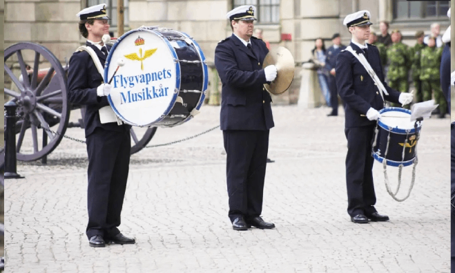 Groupe de musique des mousquetaires du régiment de la garde royale suédoise